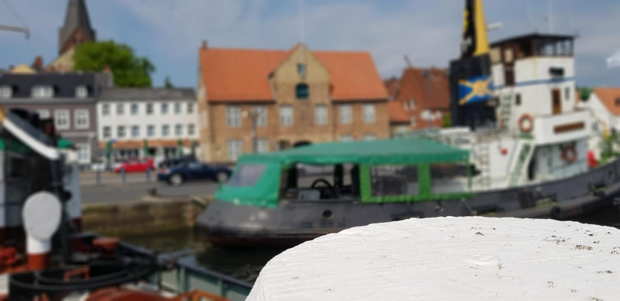 Kapitainskoje Direkt Am Hafen Flensburgs 아파트 외부 사진